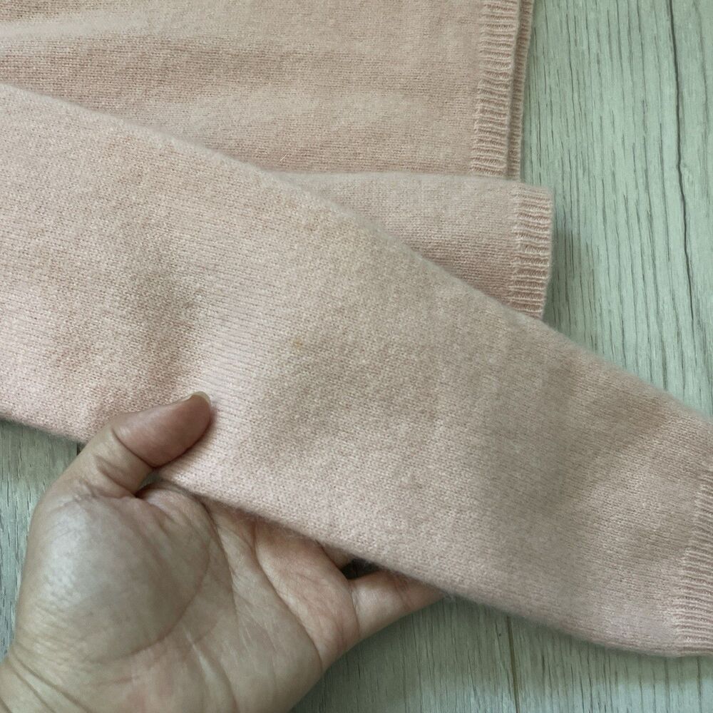 TSE Cashmere Sweater long sleeve slim knit womens Pink (xsmall) minimalist - Picture 5 of 6